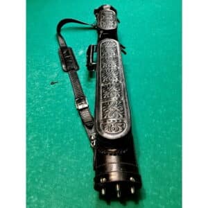 Тубус эксклюзивный ручная работа Ерофея Евладина черный 025 на два кия