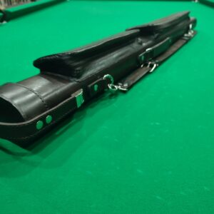 Чехол для кия СПОРТ на два кия коричневый кожаный